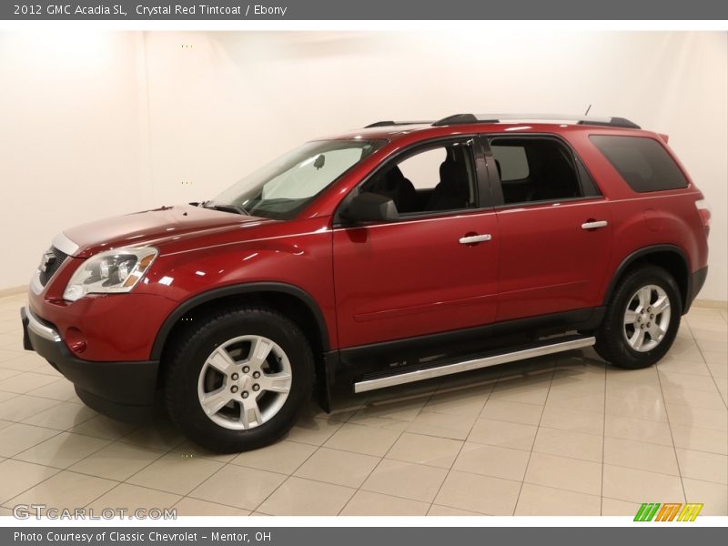 Crystal Red Tintcoat / Ebony 2012 GMC Acadia SL