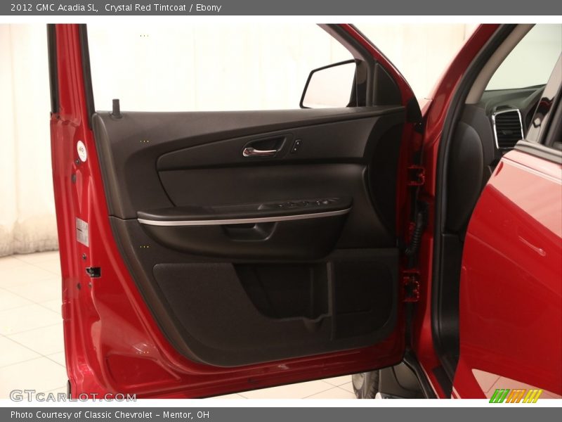 Crystal Red Tintcoat / Ebony 2012 GMC Acadia SL