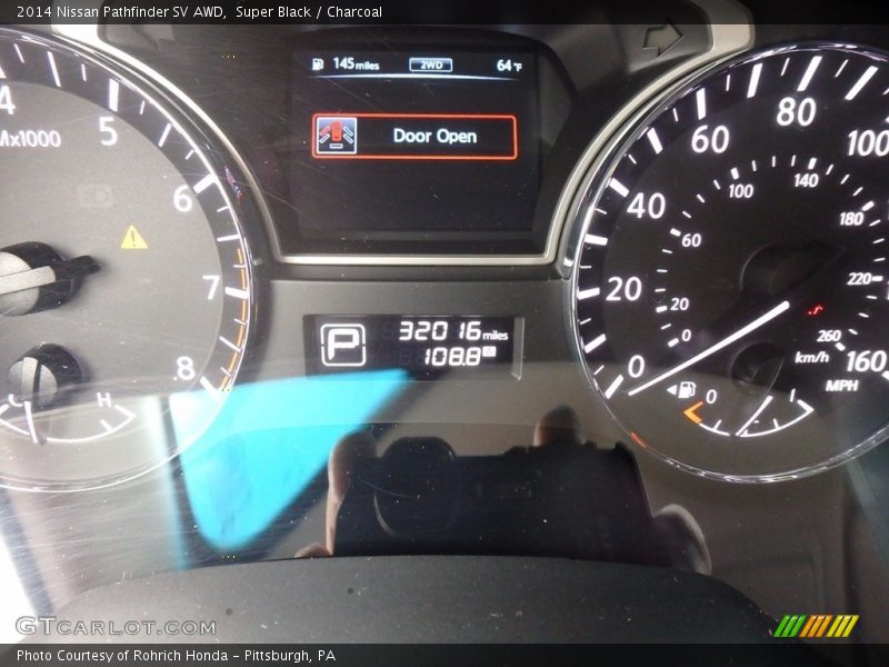 Super Black / Charcoal 2014 Nissan Pathfinder SV AWD