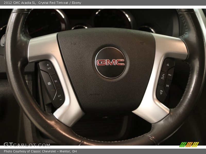 Crystal Red Tintcoat / Ebony 2012 GMC Acadia SL