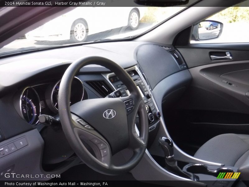 Harbor Gray Metallic / Gray 2014 Hyundai Sonata GLS