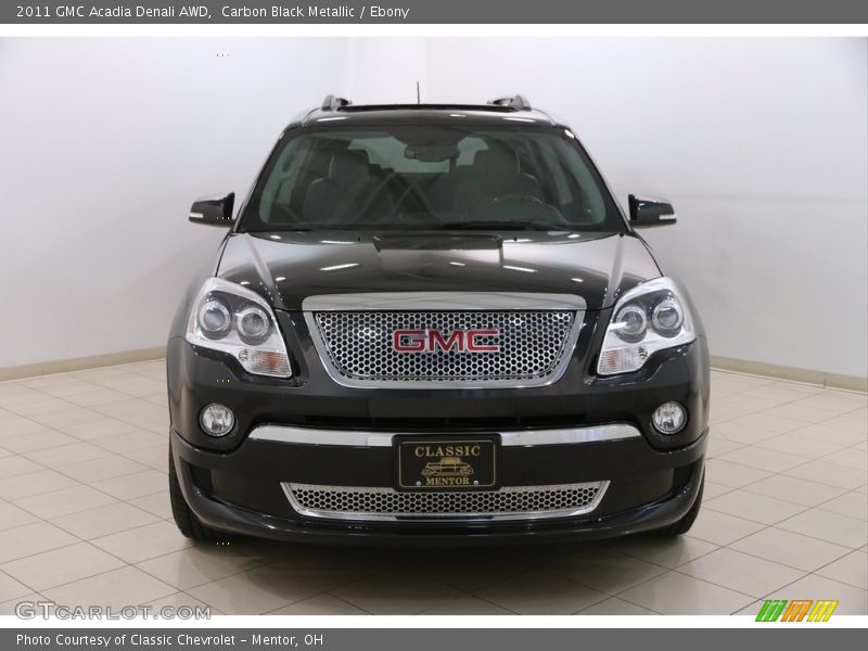 Carbon Black Metallic / Ebony 2011 GMC Acadia Denali AWD
