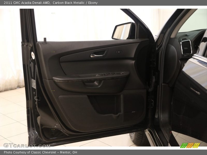 Carbon Black Metallic / Ebony 2011 GMC Acadia Denali AWD