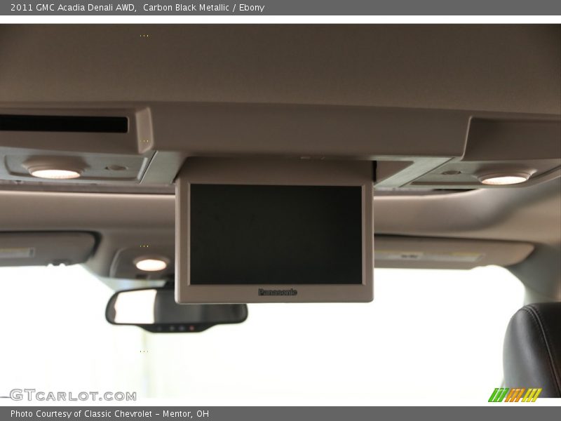 Carbon Black Metallic / Ebony 2011 GMC Acadia Denali AWD
