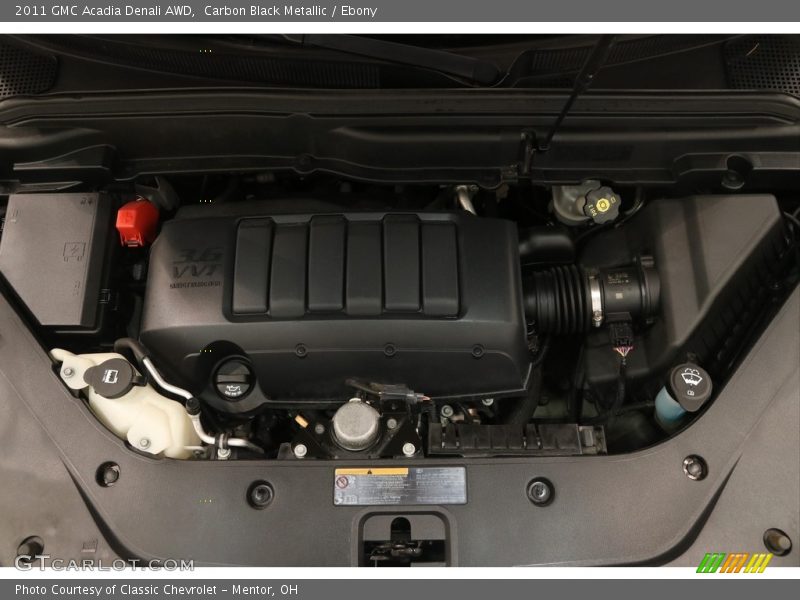 Carbon Black Metallic / Ebony 2011 GMC Acadia Denali AWD