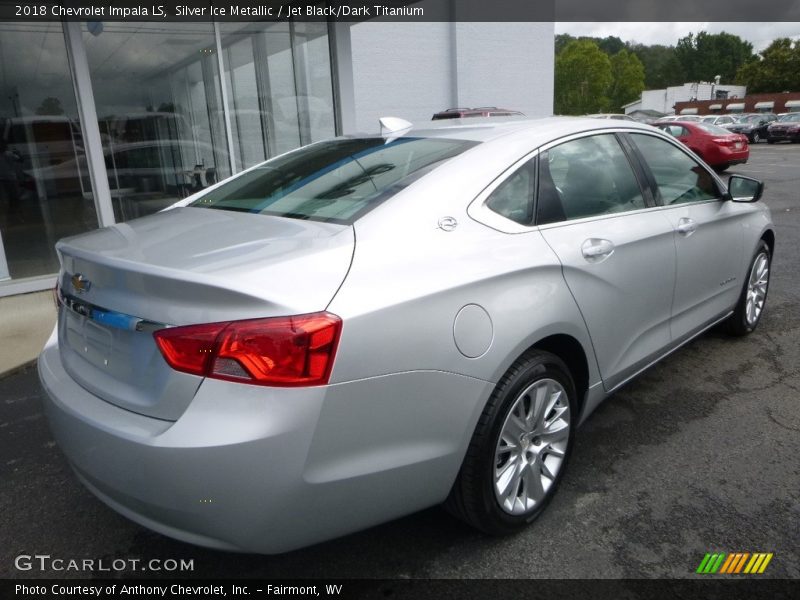 Silver Ice Metallic / Jet Black/Dark Titanium 2018 Chevrolet Impala LS