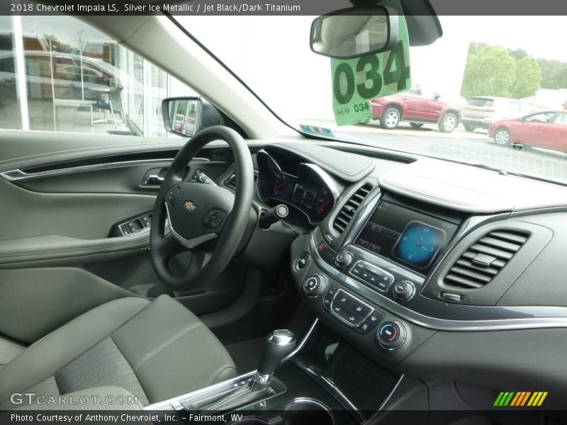 Silver Ice Metallic / Jet Black/Dark Titanium 2018 Chevrolet Impala LS