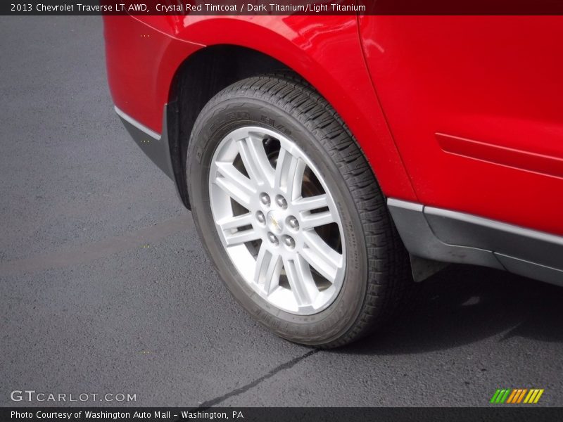 Crystal Red Tintcoat / Dark Titanium/Light Titanium 2013 Chevrolet Traverse LT AWD