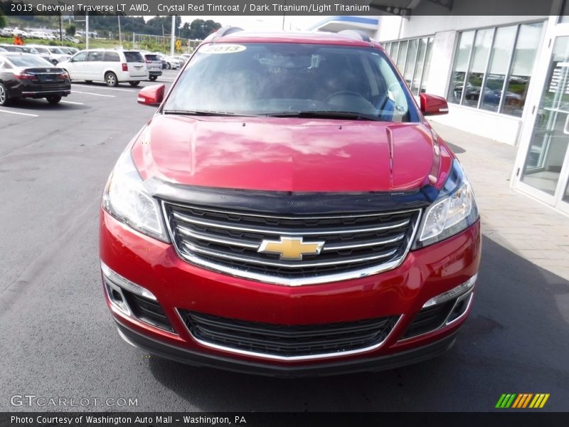 Crystal Red Tintcoat / Dark Titanium/Light Titanium 2013 Chevrolet Traverse LT AWD