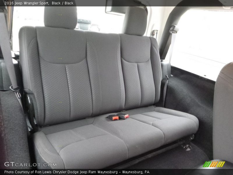 Black / Black 2016 Jeep Wrangler Sport