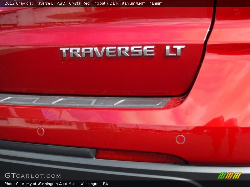 Crystal Red Tintcoat / Dark Titanium/Light Titanium 2013 Chevrolet Traverse LT AWD