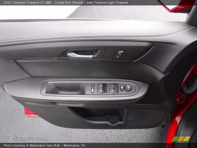 Crystal Red Tintcoat / Dark Titanium/Light Titanium 2013 Chevrolet Traverse LT AWD