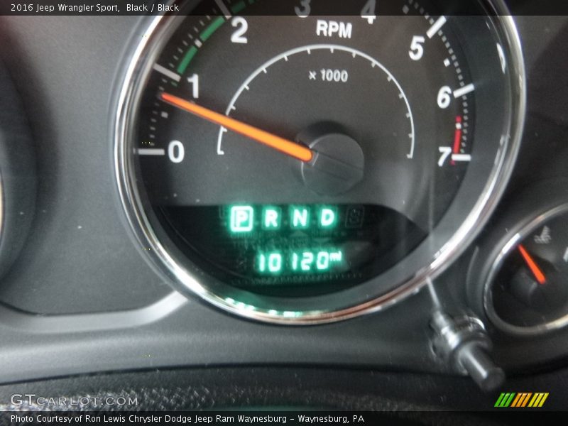 Black / Black 2016 Jeep Wrangler Sport