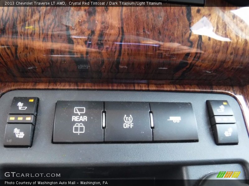 Crystal Red Tintcoat / Dark Titanium/Light Titanium 2013 Chevrolet Traverse LT AWD