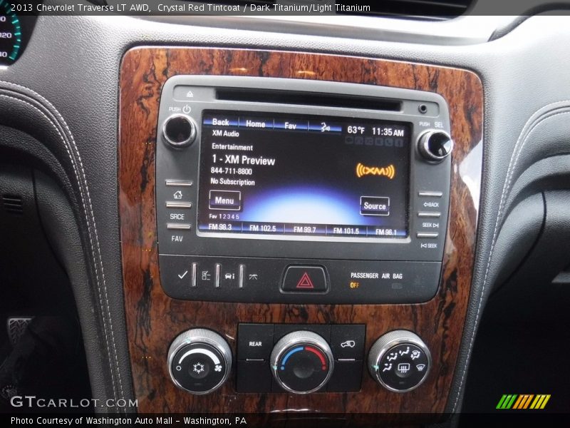 Crystal Red Tintcoat / Dark Titanium/Light Titanium 2013 Chevrolet Traverse LT AWD