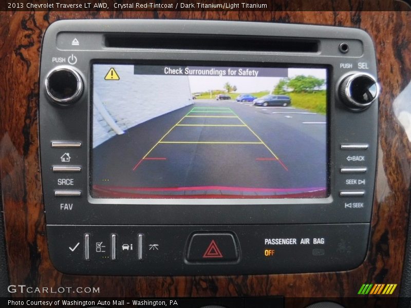 Crystal Red Tintcoat / Dark Titanium/Light Titanium 2013 Chevrolet Traverse LT AWD