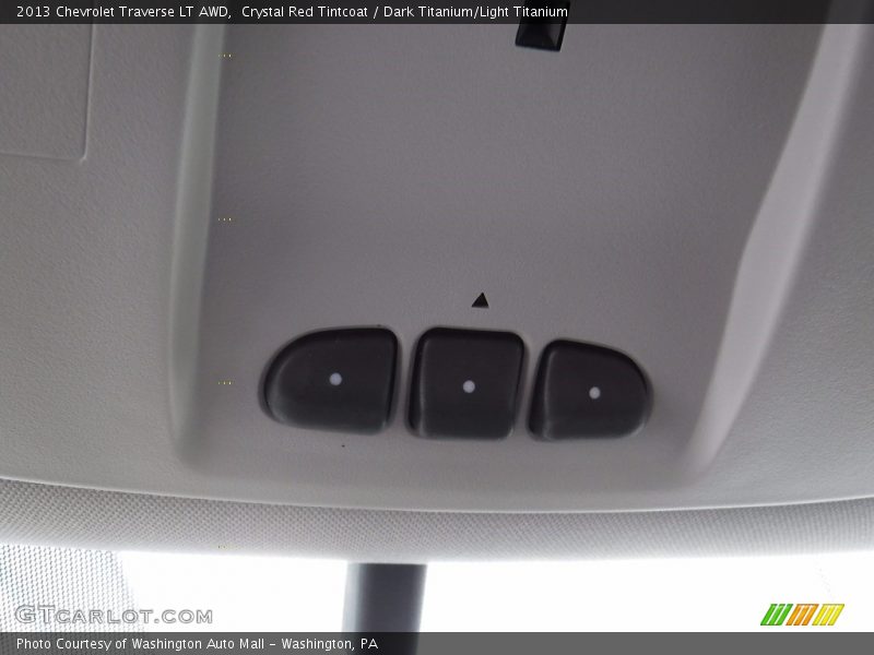 Crystal Red Tintcoat / Dark Titanium/Light Titanium 2013 Chevrolet Traverse LT AWD