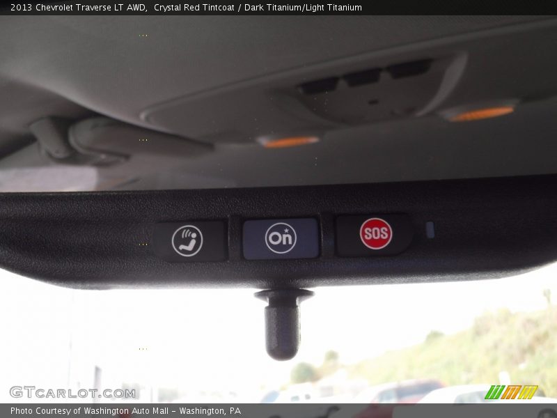 Crystal Red Tintcoat / Dark Titanium/Light Titanium 2013 Chevrolet Traverse LT AWD