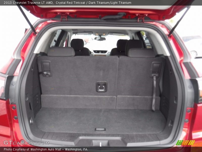 Crystal Red Tintcoat / Dark Titanium/Light Titanium 2013 Chevrolet Traverse LT AWD