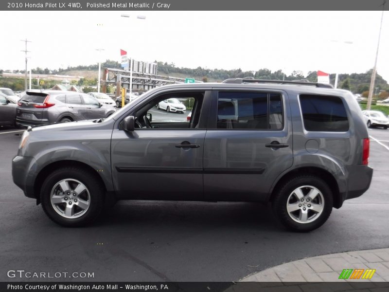 Polished Metal Metallic / Gray 2010 Honda Pilot LX 4WD