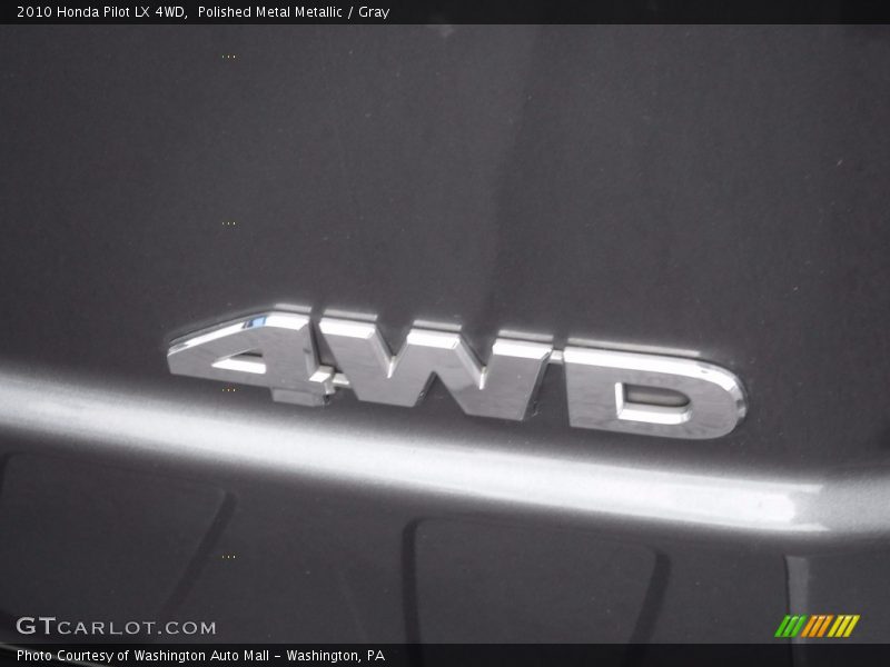 Polished Metal Metallic / Gray 2010 Honda Pilot LX 4WD