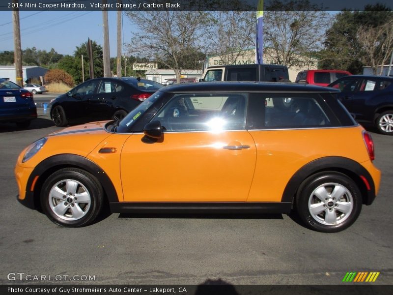 Volcanic Orange / Carbon Black 2014 Mini Cooper Hardtop