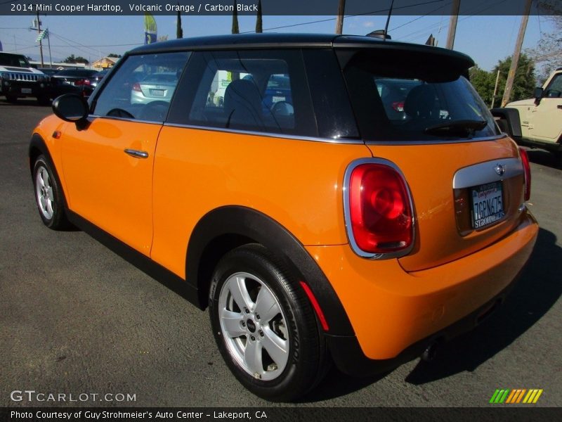 Volcanic Orange / Carbon Black 2014 Mini Cooper Hardtop