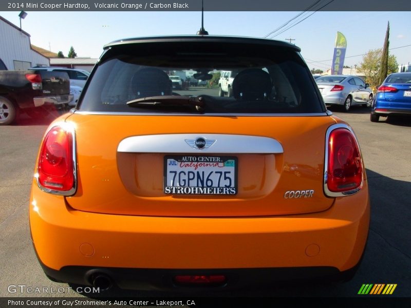 Volcanic Orange / Carbon Black 2014 Mini Cooper Hardtop
