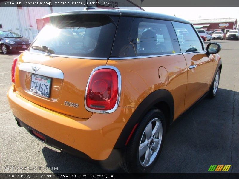 Volcanic Orange / Carbon Black 2014 Mini Cooper Hardtop