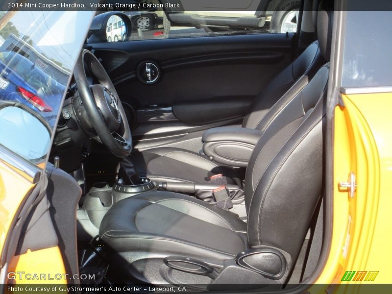 Volcanic Orange / Carbon Black 2014 Mini Cooper Hardtop