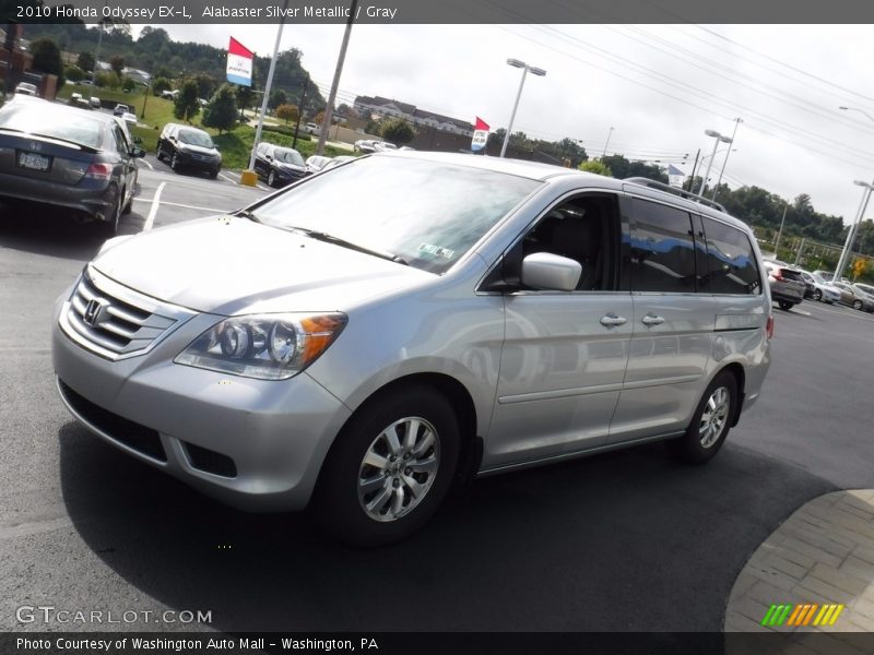 Alabaster Silver Metallic / Gray 2010 Honda Odyssey EX-L