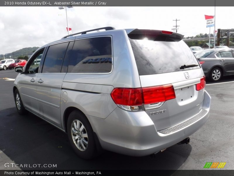 Alabaster Silver Metallic / Gray 2010 Honda Odyssey EX-L