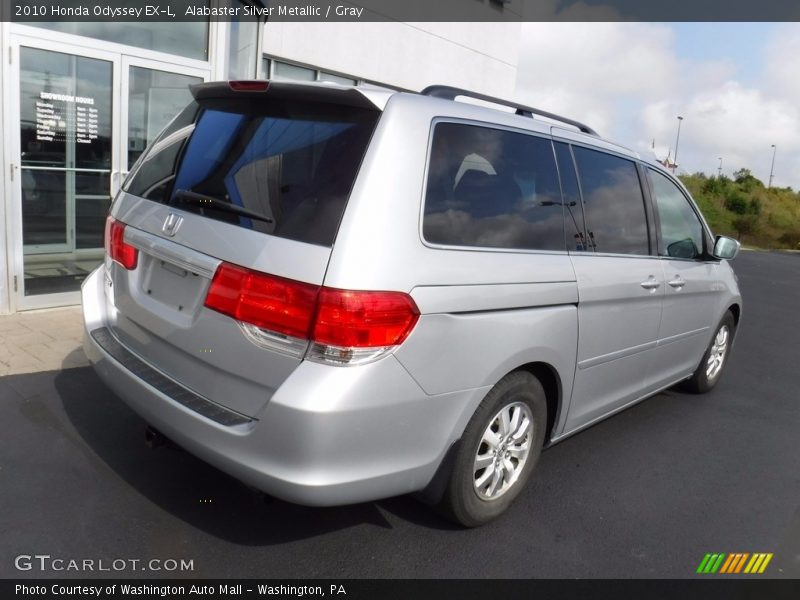 Alabaster Silver Metallic / Gray 2010 Honda Odyssey EX-L