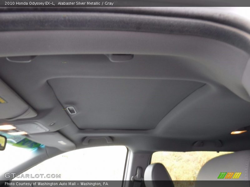 Alabaster Silver Metallic / Gray 2010 Honda Odyssey EX-L