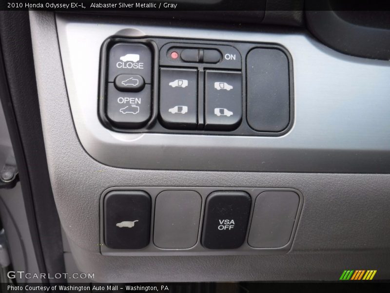 Alabaster Silver Metallic / Gray 2010 Honda Odyssey EX-L