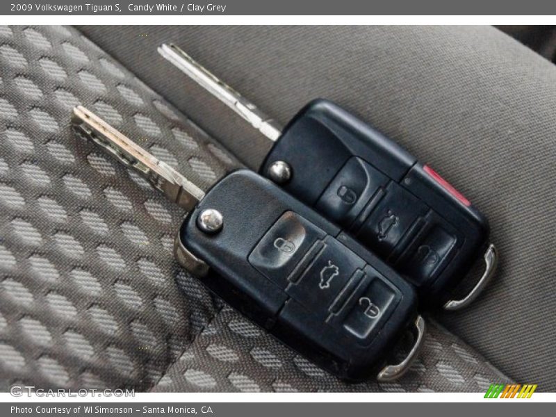 Candy White / Clay Grey 2009 Volkswagen Tiguan S