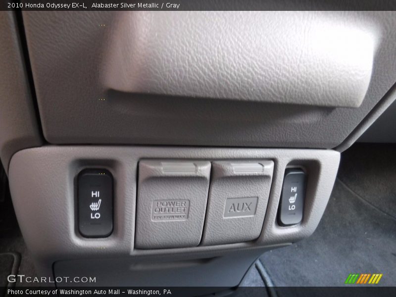 Alabaster Silver Metallic / Gray 2010 Honda Odyssey EX-L