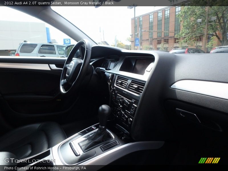 Monsoon Gray Metallic / Black 2012 Audi A4 2.0T quattro Sedan