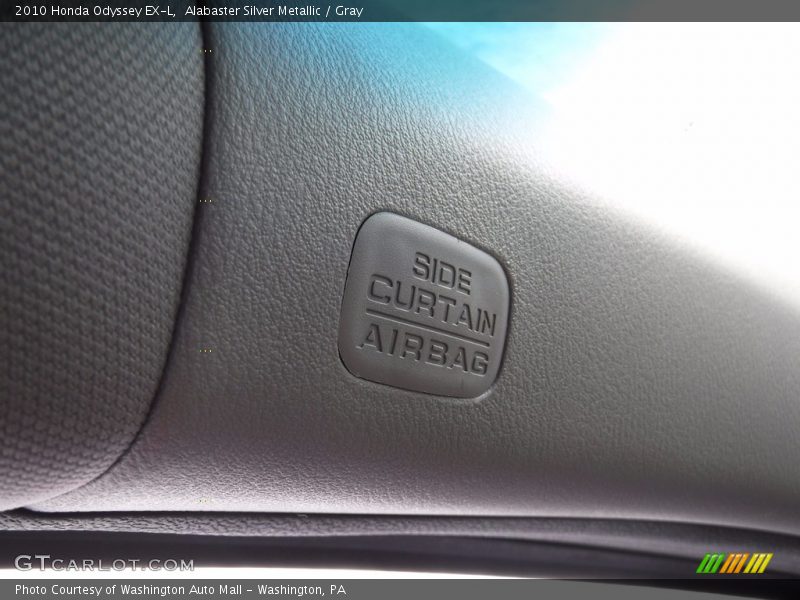 Alabaster Silver Metallic / Gray 2010 Honda Odyssey EX-L
