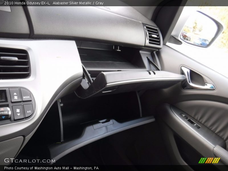 Alabaster Silver Metallic / Gray 2010 Honda Odyssey EX-L