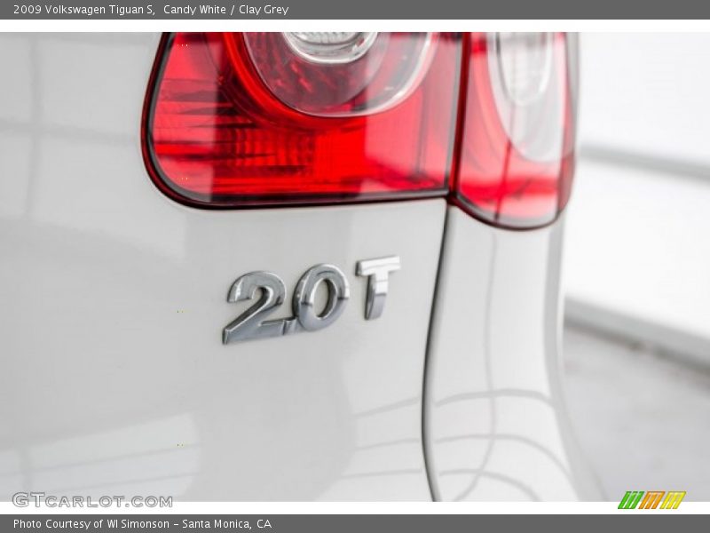 Candy White / Clay Grey 2009 Volkswagen Tiguan S