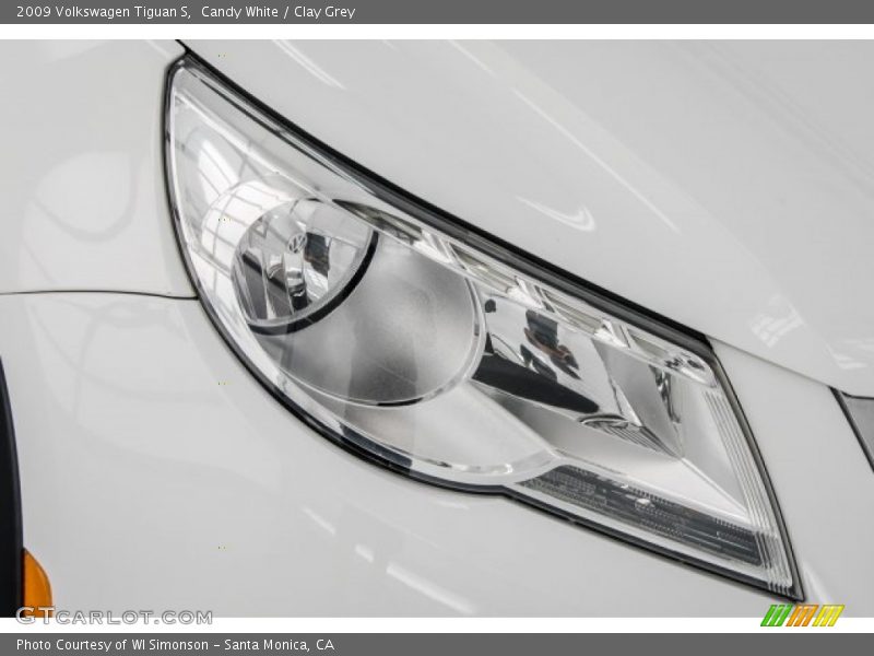 Candy White / Clay Grey 2009 Volkswagen Tiguan S