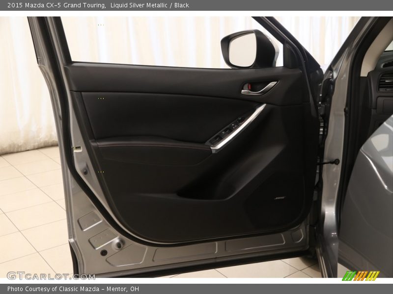 Liquid Silver Metallic / Black 2015 Mazda CX-5 Grand Touring