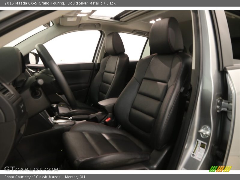 Liquid Silver Metallic / Black 2015 Mazda CX-5 Grand Touring