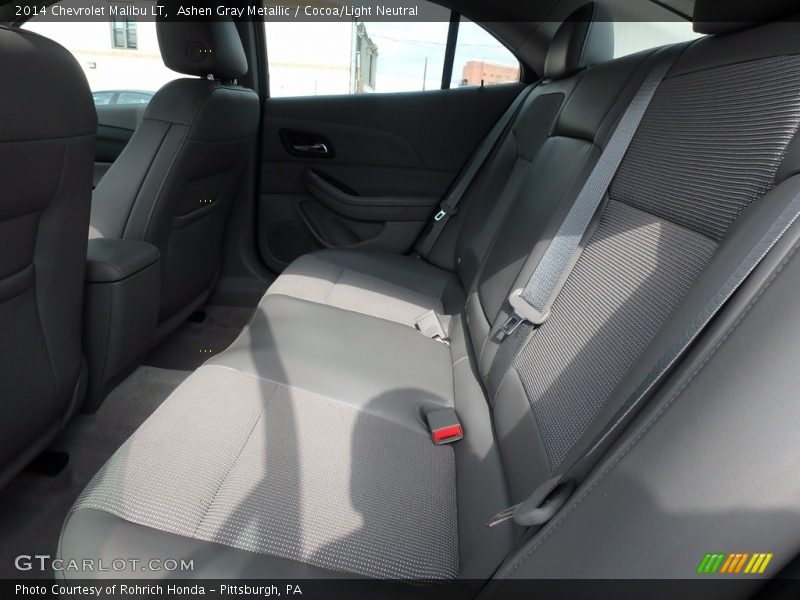 Ashen Gray Metallic / Cocoa/Light Neutral 2014 Chevrolet Malibu LT