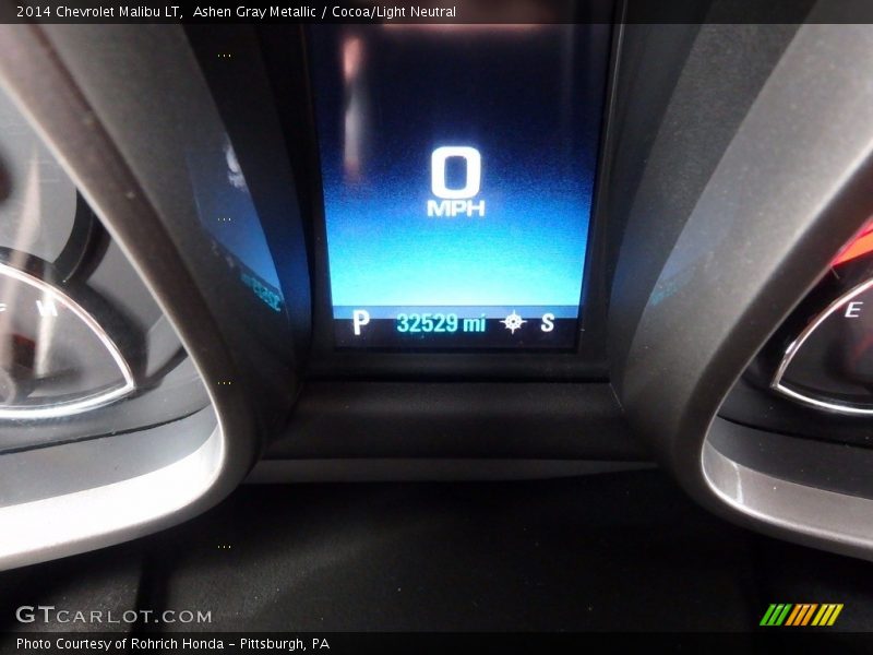 Ashen Gray Metallic / Cocoa/Light Neutral 2014 Chevrolet Malibu LT