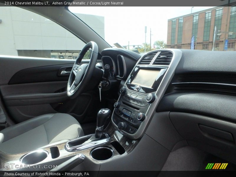 Ashen Gray Metallic / Cocoa/Light Neutral 2014 Chevrolet Malibu LT