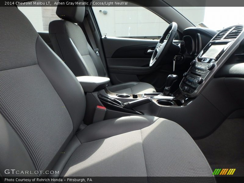 Ashen Gray Metallic / Cocoa/Light Neutral 2014 Chevrolet Malibu LT