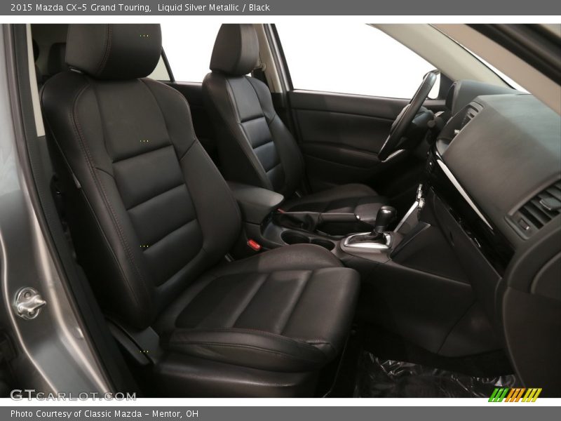 Liquid Silver Metallic / Black 2015 Mazda CX-5 Grand Touring