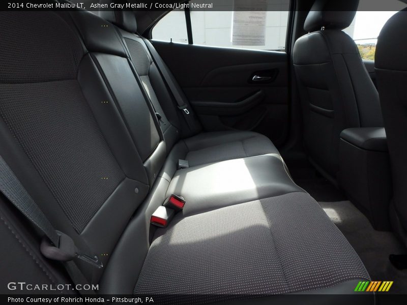 Ashen Gray Metallic / Cocoa/Light Neutral 2014 Chevrolet Malibu LT